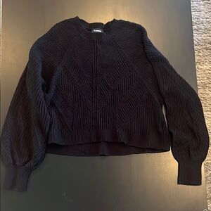 Express Black Knit Sweater